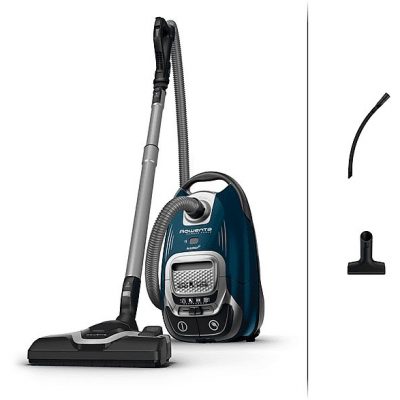 Aspirador con bolsa - ROWENTA RO7451EA, 400 W, Depósito 4,5 l, Azul