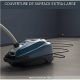 Aspirador con bolsa - ROWENTA RO7451EA, 400 W, Depósito 4,5 l, Azul