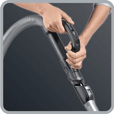 Aspirador con bolsa - ROWENTA RO7487EA, 400 W, Depósito 4,5 l, Gris, Blanco