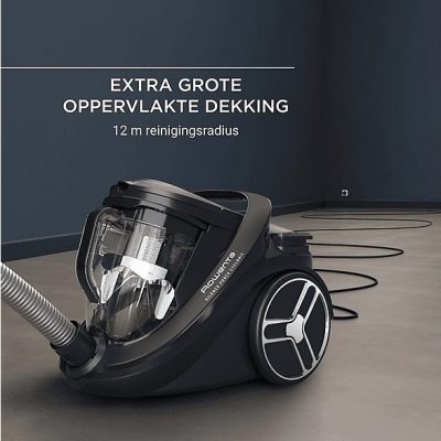 Aspirador con bolsa - ROWENTA RO7935EA, 500 W, Depósito 2,5 l, Negro