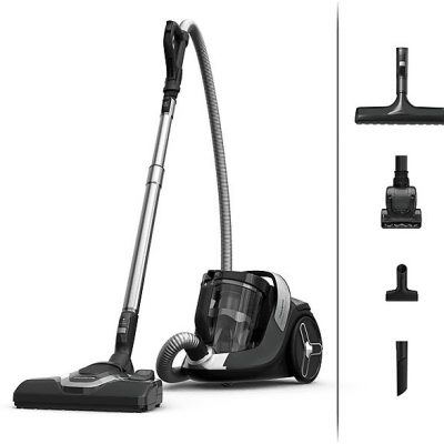 Aspirador con bolsa - ROWENTA RO7C66EA, 500 W, Depósito 2,5 l, Negro, Gris claro