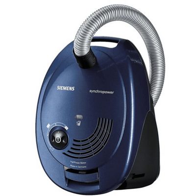 Aspirador con bolsa - SIEMENS VS06A111, 600 W, Depósito 4 l, Azul