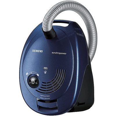 Aspirador con bolsa - SIEMENS VS06A111, 600 W, Depósito 4 l, Azul