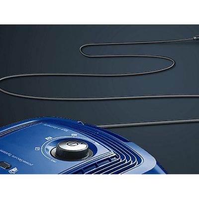 Aspirador con bolsa - SIEMENS VSC3320, 600 W, Depósito 4 l, Azul