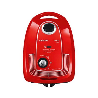 Aspirador con bolsa - SIEMENS VSP3AAAA, 750 W, Depósito 4 l, Rojo