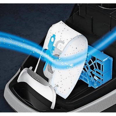 Aspirador con bolsa - SIEMENS VSP3AAAA, 750 W, Depósito 4 l, Rojo