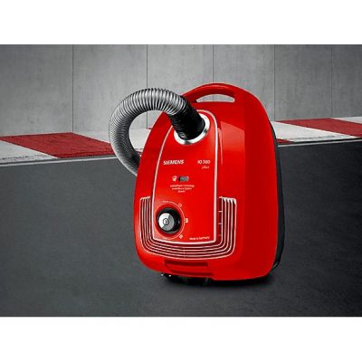 Aspirador con bolsa - SIEMENS VSP3AAAA, 750 W, Depósito 4 l, Rojo