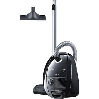 Aspirador con bolsa - SIEMENS VSZ3B212, 700 W, Depósito 4 l, Negro