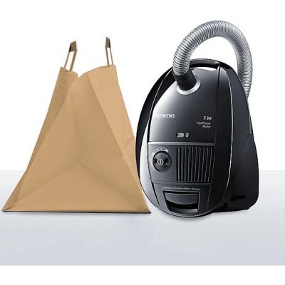 Aspirador con bolsa - SIEMENS VSZ3B212, 700 W, Depósito 4 l, Negro
