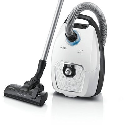 Aspirador con bolsa - SIEMENS VSZ7442S, 650 W, Depósito 5 l, Blanco