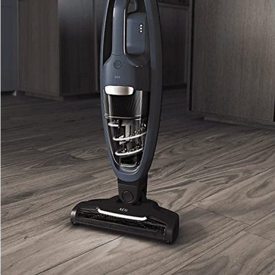 Aspirador de mano - AEG 900 277 535, Depósito 0,3 l, Autonomía 45 min, Azul
