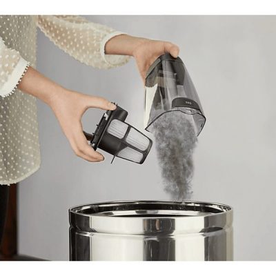 Aspirador de mano - AEG CX7-2-45MÖ, 18,5 W, Potencia de succión 18,5 AirWatt, Depósito 500 ml, Autonomía 45 min, Negro