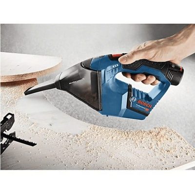Aspirador de mano - BOSCH 06019E3003, 30 W, Depósito 350 ml, Negro, Azul, Rojo