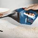 Aspirador de mano - BOSCH 06019E3003, 30 W, Depósito 350 ml, Negro, Azul, Rojo