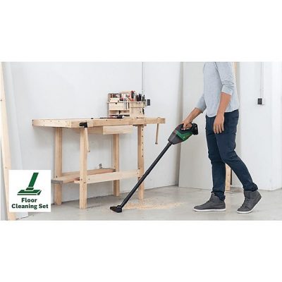 Aspirador de mano - BOSCH 06033B9103, 18 W, Depósito 500 ml, Autonomía 20 min, Negro, Verde