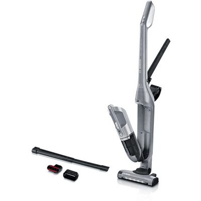 Aspirador de mano - BOSCH AKLBB1612370930, Depósito 0,4 l, Autonomía 55 min, Gris