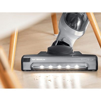 Aspirador de mano - BOSCH AKLBB1612370930, Depósito 0,4 l, Autonomía 55 min, Gris