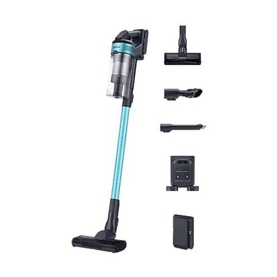 Aspirador de mano - SAMSUNG Jet 60 turbo, 410 W, Potencia de succión 150 W, Depósito 0,8 l, Autonomía 40 min, Negro