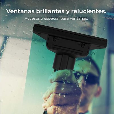 Aspirador de tapicerías - Cecotec Conga 7000 Carpet&Spot Clean Steam XXL, 1700 W, Radio de hasta 7 m, Limpia tapicerías, Azul y Negro
