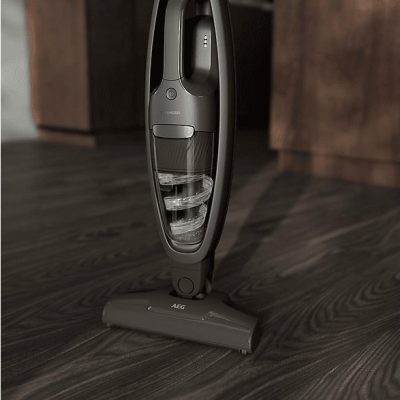 Aspirador escoba - AEG 900 402 207, 29 W, Depósito 0,3 l, Autonomía 45 min, Gris Oscuro