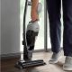 Aspirador escoba - AEG AS62AB25UG, 3.6 V, Autonomía 55 min, Tecnología ciclónica, Gris urbano