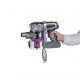 Aspirador escoba - ARIETE Digital Lithium, 200 W, Potencia de succión 450 W, Depósito 220 l, Rosa