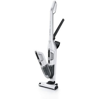 Aspirador escoba - BOSCH BBH32551, 1 kW, Depósito 0,4 l, Autonomía 1min, Blanco