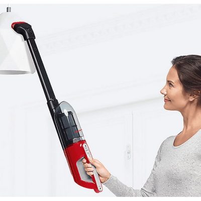 Aspirador escoba - BOSCH BBH3ZOO25, 106 W, Depósito 0,4 l, Autonomía 55 min, Rojo