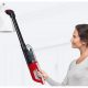 Aspirador escoba - BOSCH BBH3ZOO25, 106 W, Depósito 0,4 l, Autonomía 55 min, Rojo