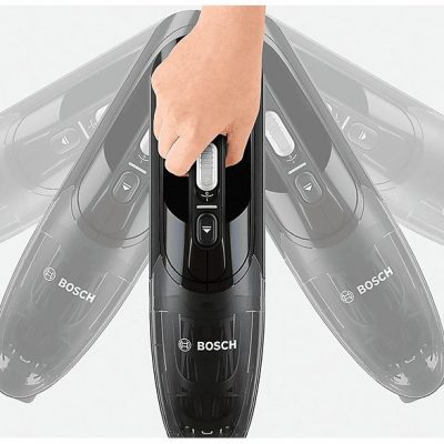 Aspirador escoba - BOSCH BBHF220, 38,7 W, Depósito 0,4 l, Autonomía 40 min, Negro