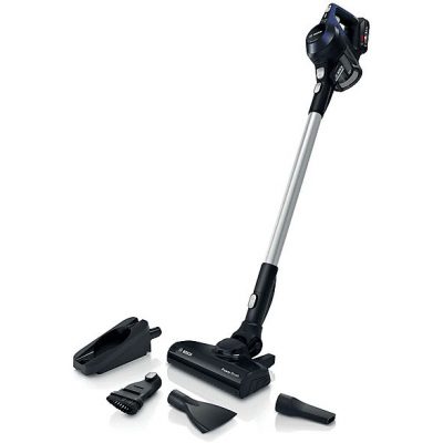 Aspirador escoba - BOSCH BBS611MAT, 200 W, Depósito 0,3 l, Autonomía 30 min, Azul