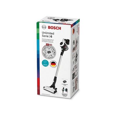 Aspirador escoba - BOSCH BBS611MAT, 200 W, Depósito 0,3 l, Autonomía 30 min, Azul