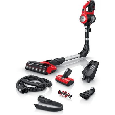Aspirador escoba - BOSCH BBS711ANM, 700 W, Depósito 0,3 l, Autonomía 40.0 min, Inox