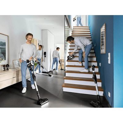 Aspirador escoba - BOSCH BCS711XXL, 7 W, Depósito 0,3 l, Autonomía 40 min, Blanco
