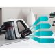 Aspirador escoba - BOSCH BCS711XXL, 7 W, Depósito 0,3 l, Autonomía 40 min, Blanco