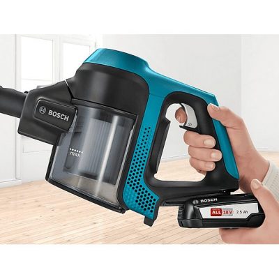 Aspirador escoba - BOSCH BKS6111P, 18 V, Depósito 0,3 l, Azul