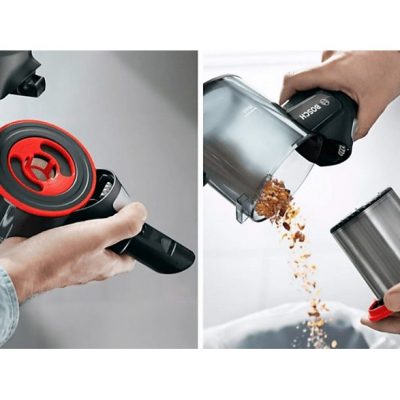 Aspirador escoba - BOSCH BSS71125AH, 500 W, Depósito 0,3 l, Autonomía 35 min, Negro