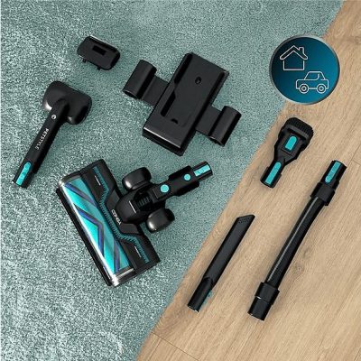 Aspirador escoba - CECOTEC A92_EU01_115938, 780 W, Potencia de succión 30 kPa, Depósito 600 ml, Autonomía 90 min, Multicolor