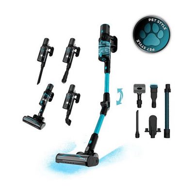 Aspirador escoba - CECOTEC Conga Rockstar 3500 Storm Pet Flex, 500 W, Potencia de succión 150 W, Depósito 500 ml, Autonomía 120 min, Multicolor