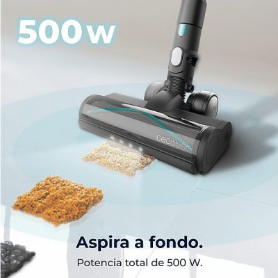 Aspirador escoba - CECOTEC Conga Rockstar 3500 Storm Pet Flex, 500 W, Potencia de succión 150 W, Depósito 500 ml, Autonomía 120 min, Multicolor