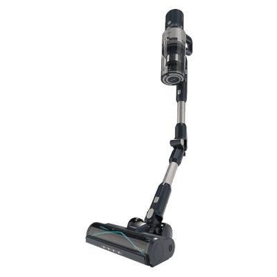 Aspirador escoba - Cecotec Conga Rockstar 5500 Hurricane Station Flex, 700 W, 90 min Autonomía, Inox/Azul
