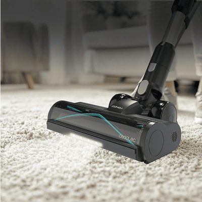 Aspirador escoba - CECOTEC Conga Rockstar 5500 Hurricane Station Pet Flex, 700 W, Potencia de succión 30 kPa, Depósito 0,5 ml, Autonomía 120 min, Multicolor