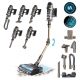 Aspirador escoba - Cecotec Conga Rockstar RX90 AI AquaPet Flex, 850W, 100min, IA, Tubo flexible, Kit de accesorios, Cepillo antienredos, Negro