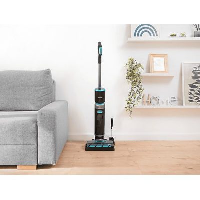 Aspirador escoba - CECOTEC FreeGo Wash&Vacuum, 200 W, Potencia de succión 200 W, Depósito 0,7 ml, Autonomía 120 min, Multicolor