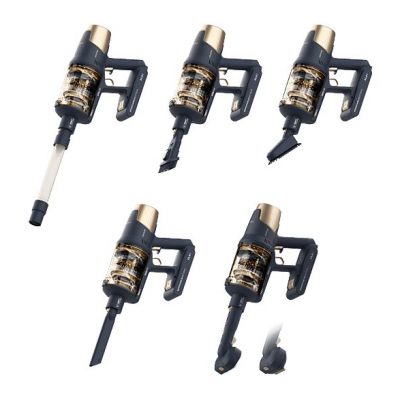 Aspirador escoba - Cecotec RX70 AquaPet Flex, 780 W, 100 min Autonomía, Cepillo HairLess XL, Sin bolsa, Negro/Dorado