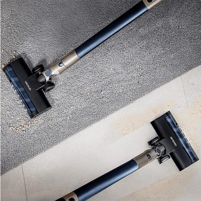 Aspirador escoba - Cecotec Scoba 3000 Station 2 en 1 ultraligero con base de autovaciado, 210 W, 20 kPa, Autonomía 40 min, Cepillo Jalisco, Azul