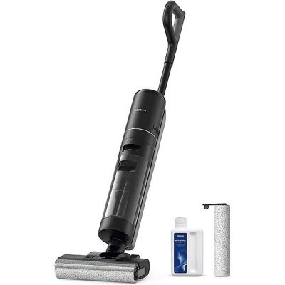 Aspirador escoba - Dreame H12 Pro, 300 W, Seco y Húmedo, 35 min de Autonomía, Sin cables, Tanque de agua limpia de 900 ml, Negro