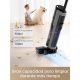 Aspirador escoba - Dreame H12 Pro, 300 W, Seco y Húmedo, 35 min de Autonomía, Sin cables, Tanque de agua limpia de 900 ml, Negro