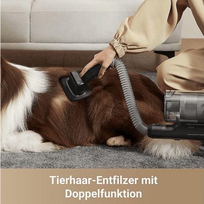 Aspirador escoba - DREAME Z30, 29,6 V, Potencia de succión 310 AirWatt, Depósito 0,6 l, Autonomía 90 min, Negro