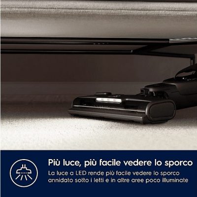 Aspirador escoba - ELECTROLUX ES52CB21DB, 29 W, Potencia de succión 27 W, Depósito 0,3 l, Autonomía 50 min, Azul
